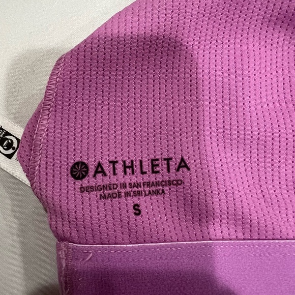 Athleta criss cross six straps sport bra excellent condition size s color Lilac - Picture 14 of 14